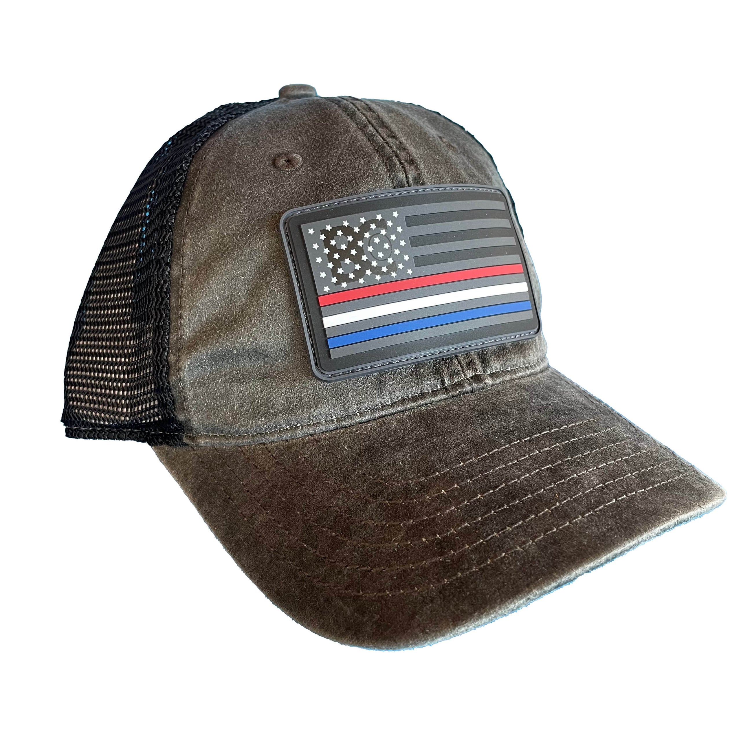 Police, Fire & EMT Tribute Flag Hat - BCOutdoors